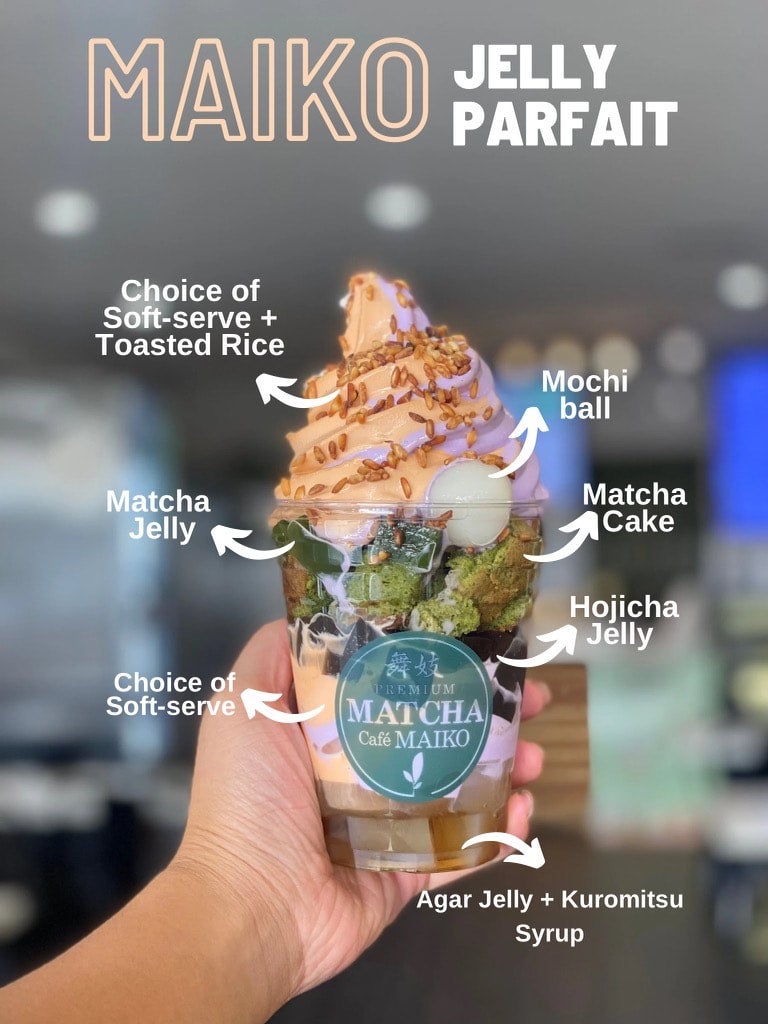 Maiko Jelly Parfait | Matcha Cafe Maiko San Diego